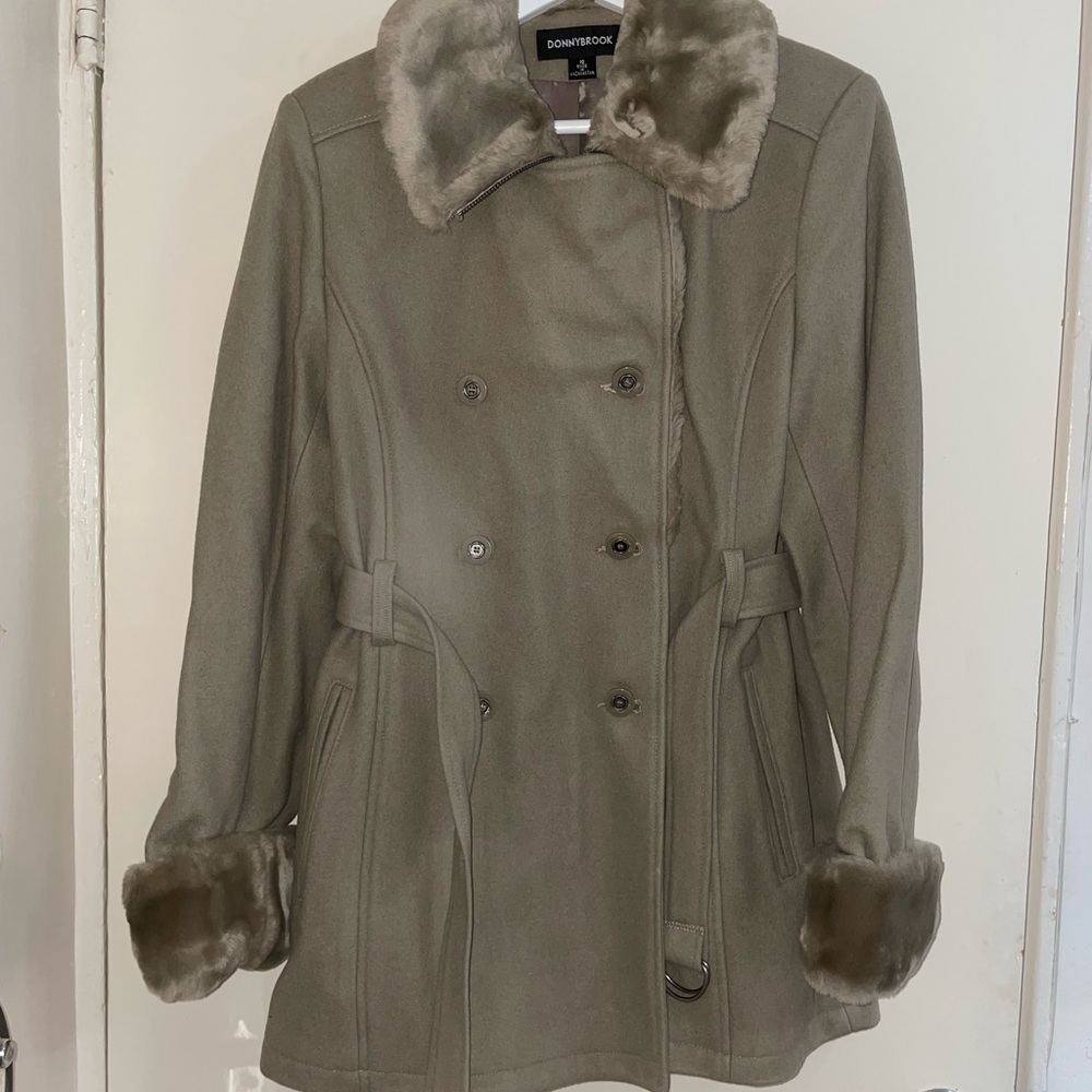 DONNYBROOK Wool Faux Fur Coat